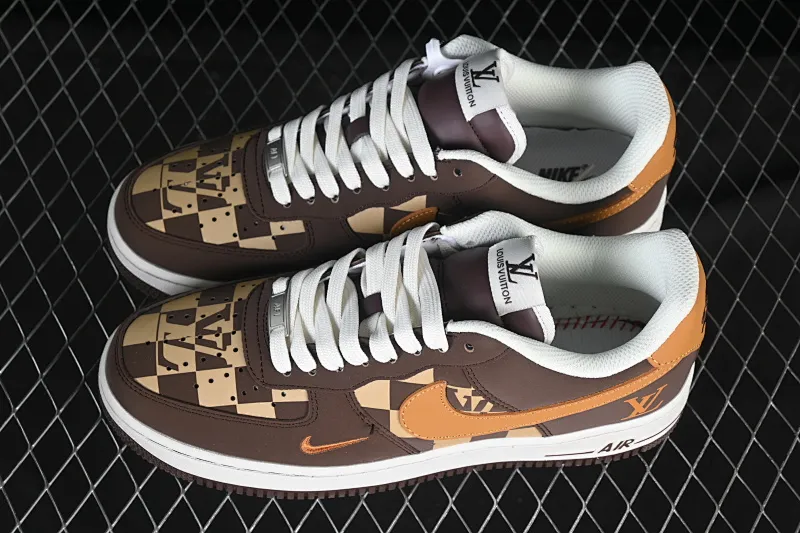 All categories Nk Air Force 1 Air Force series Nk Air Force 1 Low Air Force low-top Nike Air Force 1'07 Low LV joint coffee brown caramel Air Force 1 low-top casual sneakers NH0601-576